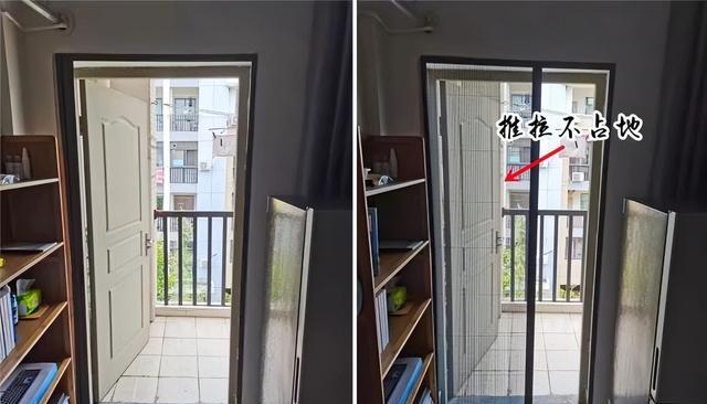 阳台不封也没关系,跟风在这装个纱门,蚊虫统统被阻绝于门外了!