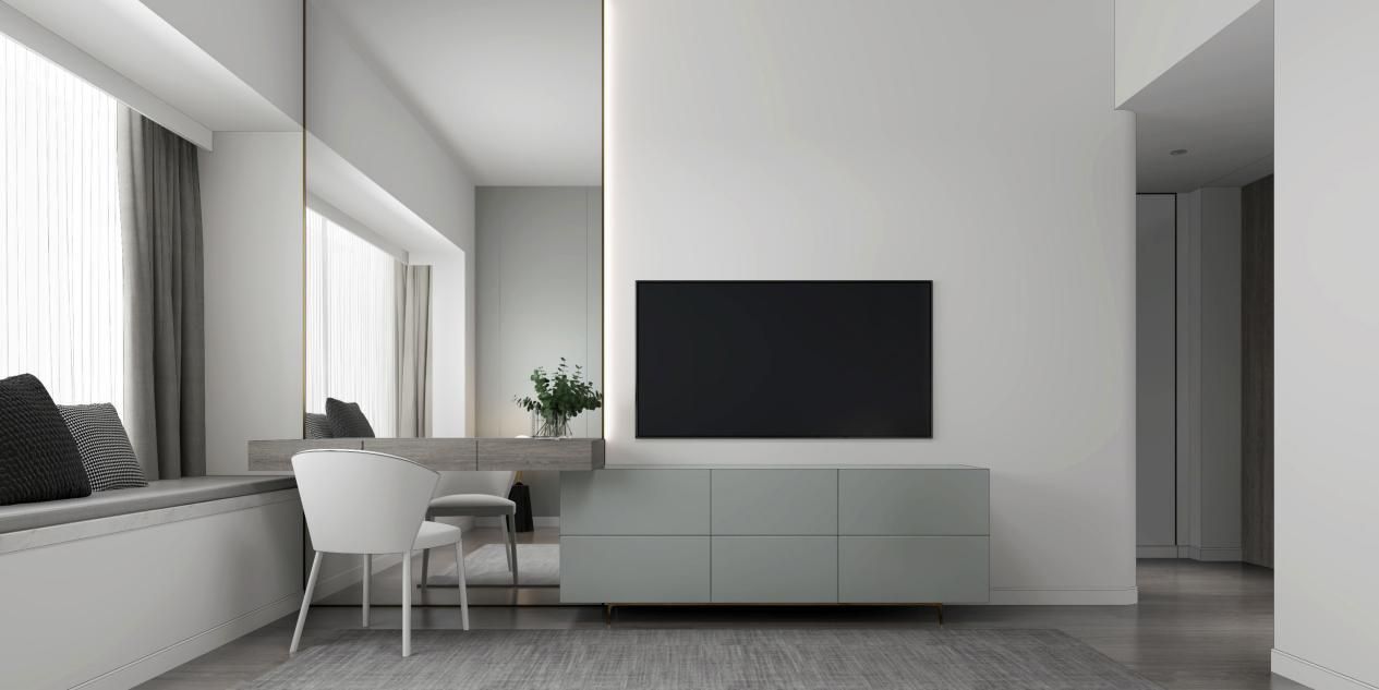 180㎡ 现代极简大平层,越简越自由