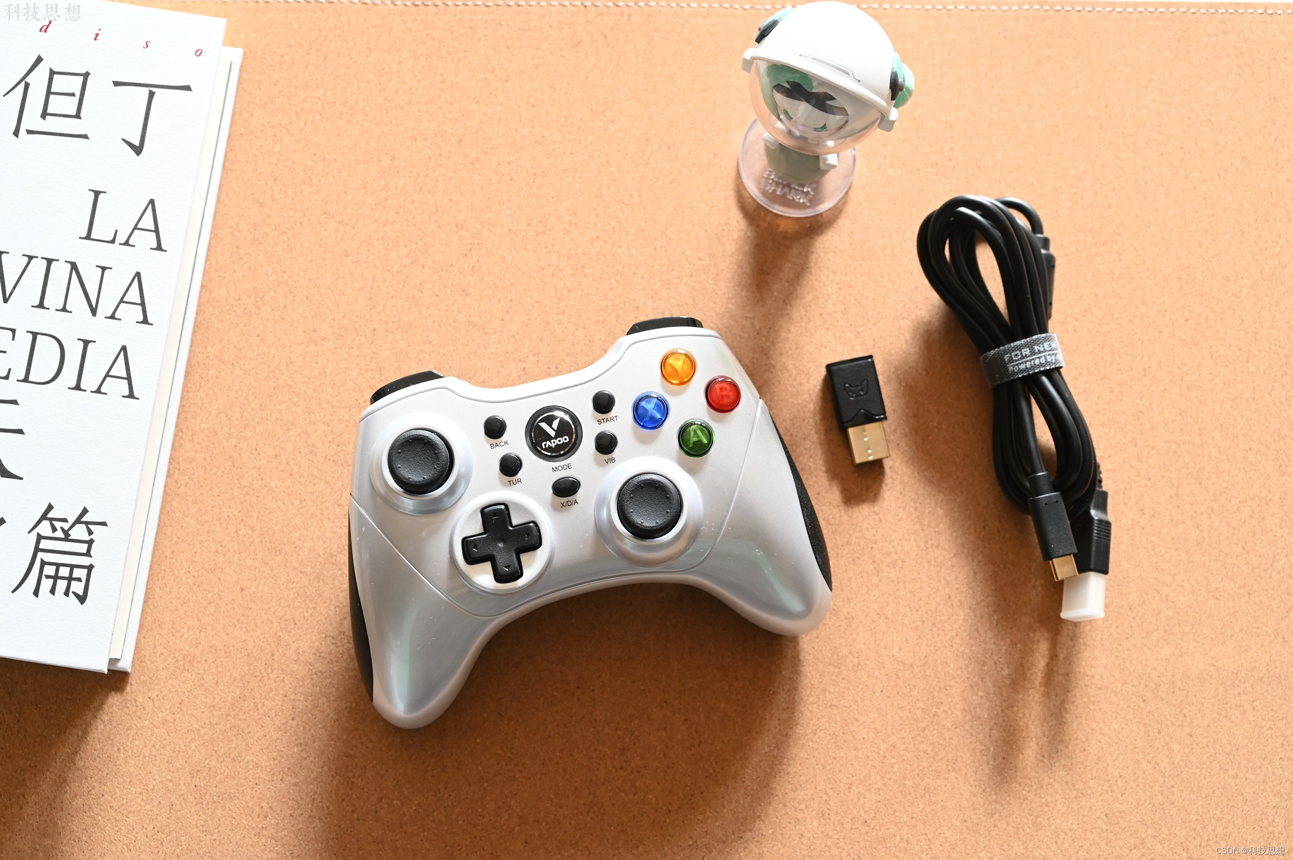 兼容出色的双模振动手柄，手感细腻设计好看，雷柏V600S上手