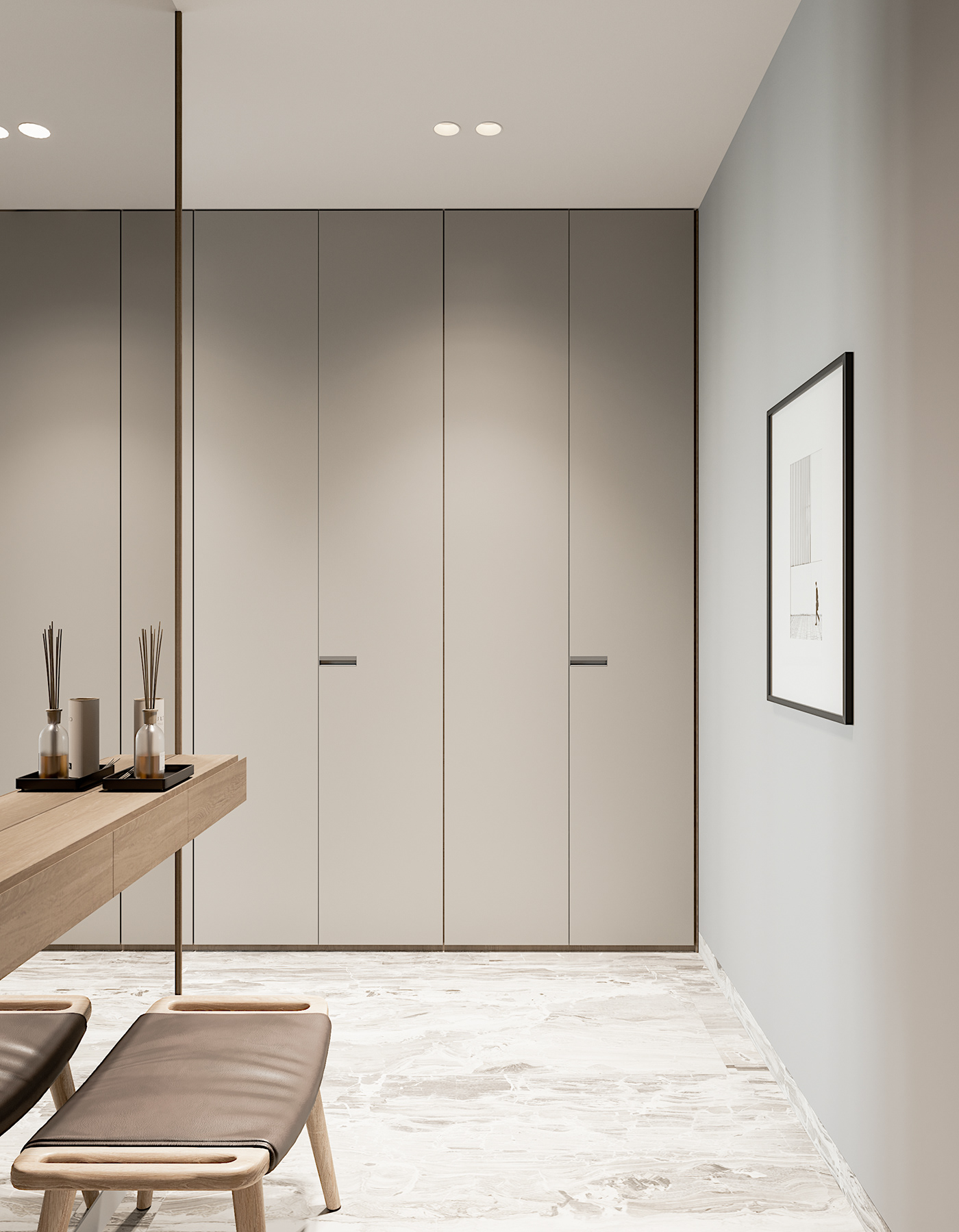 80平方米的小公寓,装修设计逼格超高,室内设计优雅时尚