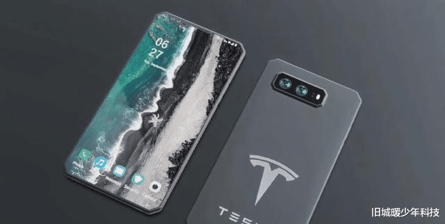 特斯拉|特斯拉手机再度曝光，前后双摄一体屏引来围观，98%的屏幕比例