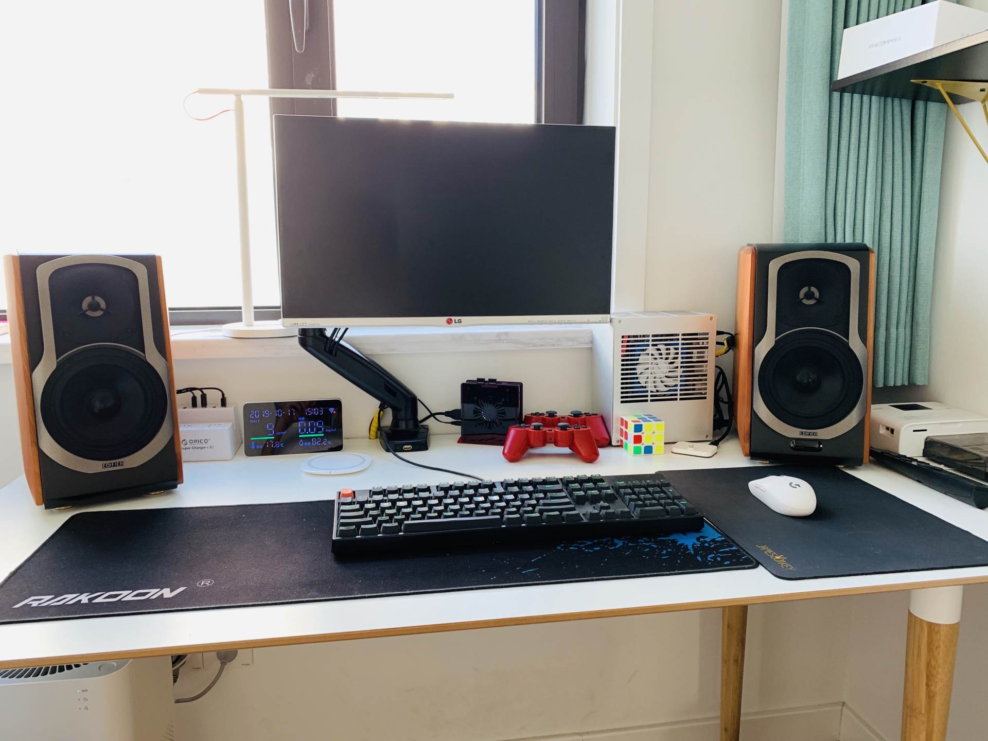 桌面改造计划一，升级实木升降桌，附桌下理线经验