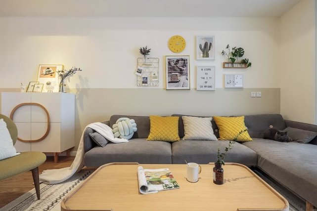 112平简约风三居室,这样设计建筑结构也成为空间的一大特色