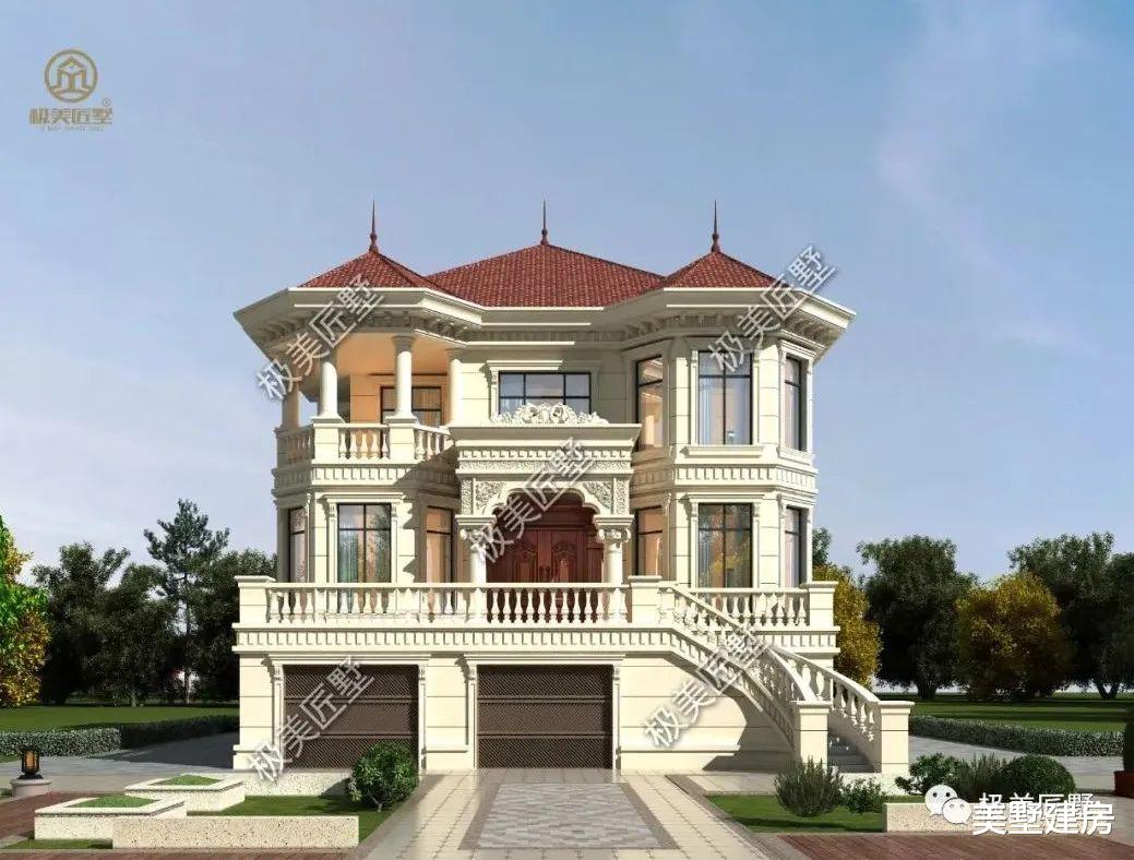 带有架空设计的三层欧式别墅,你确定不想看看吗?