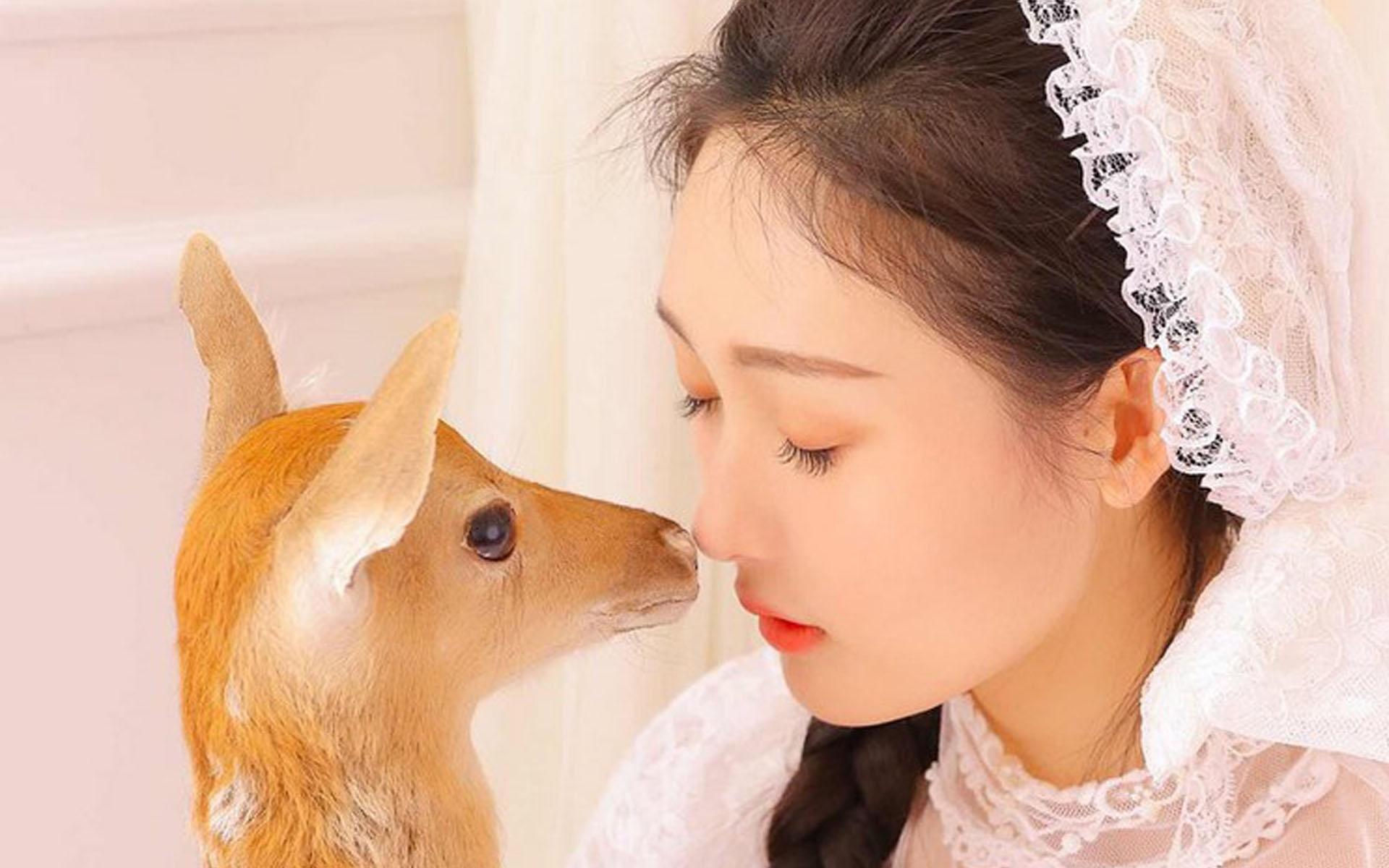 |靓丽唯美温柔少女,漂亮好看