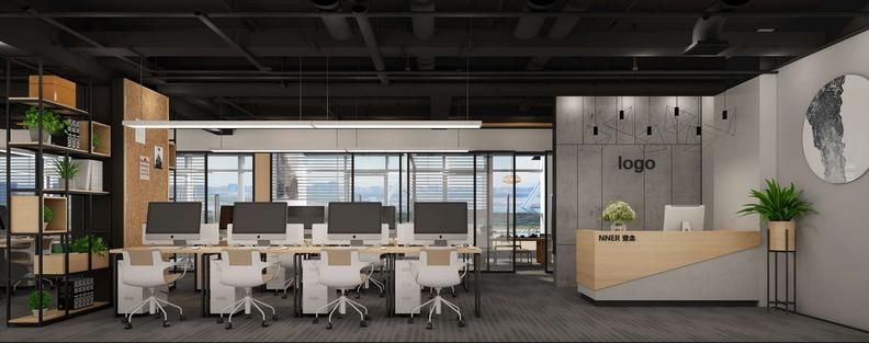 晋中|珠海公司办公室装修设计案例-带人带心 亲密有间