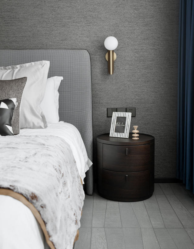 暗色系装修风格,让空间变得轻奢而又内敛,充分满足业主需求