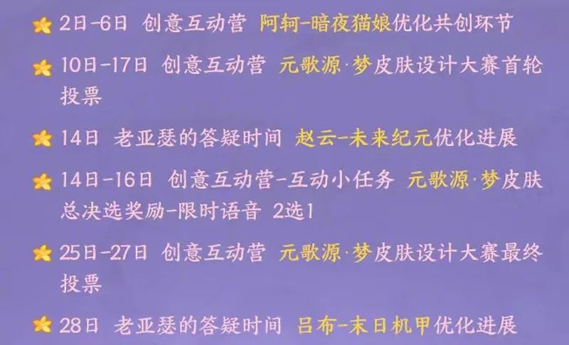 小白菜 夏洛特永昼皮肤音效优化，未来纪元优化延期，体验服新增皮肤格子