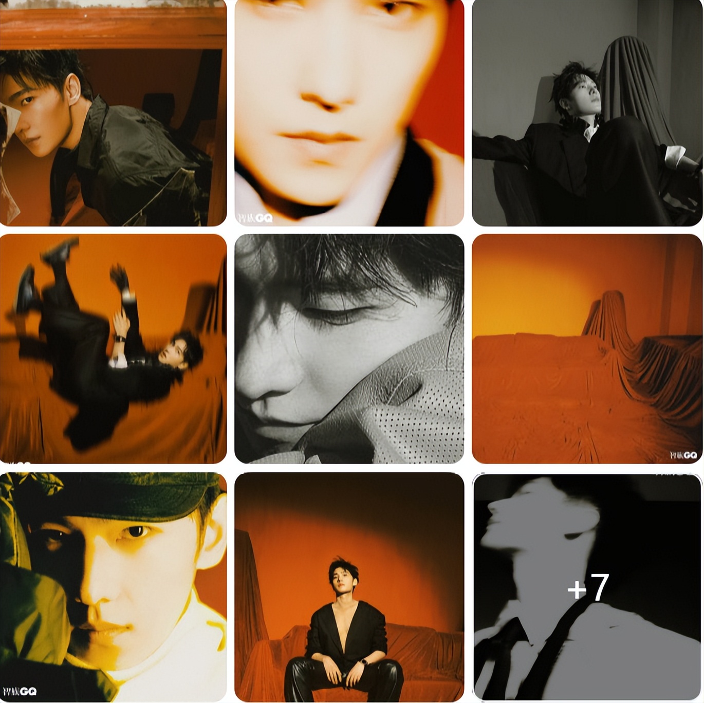 杨洋|杨洋《智族GQ》五月封面，红与黑情绪对撞大片，太帅了