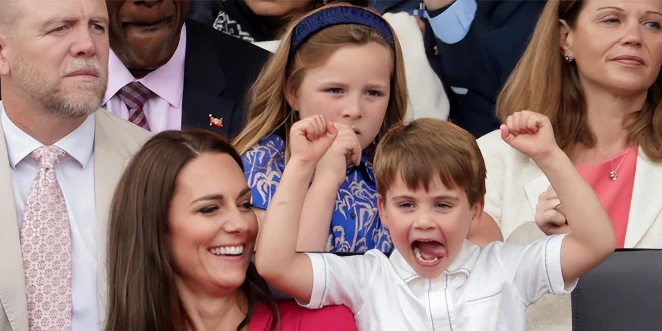 路易·亚瑟·查尔斯|路易王子是妈宝男？出席活动搂住凯特不松手，又是吻她又是捂她嘴