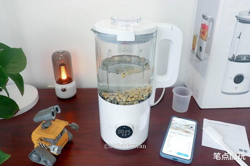 轻音细磨,豆浆浓汤果蔬一键搞定:米家智能小破壁料理机体验