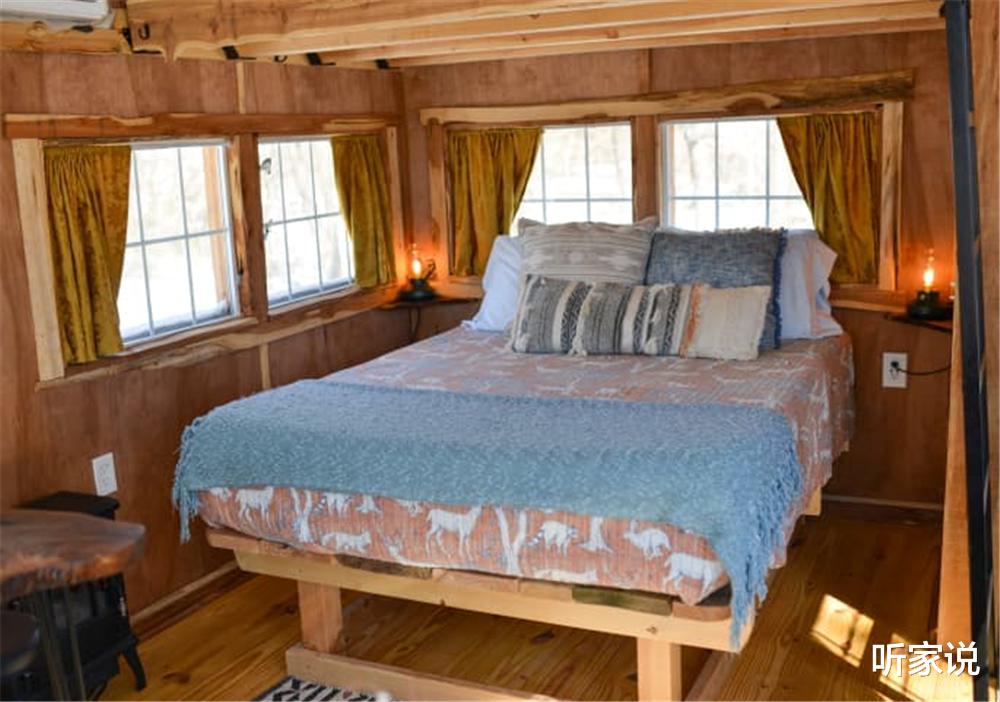 厨房|夫妻俩低价造出15㎡小树屋,“巴掌大”的空间,也可以是有趣的家