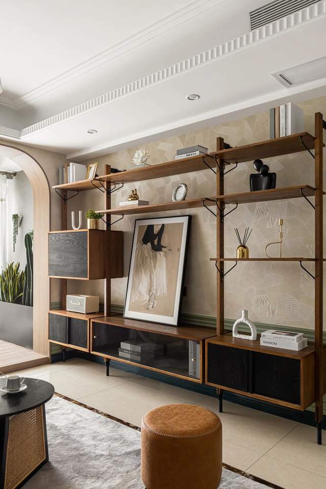 90平古典三居室,轻熟风的电影场景应运而生