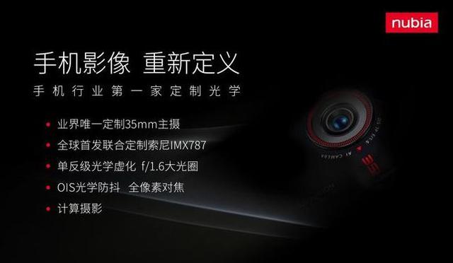 努比亚Z系列旗舰新机正式官宣 35mm人文镜头+顶级散热 2月发布