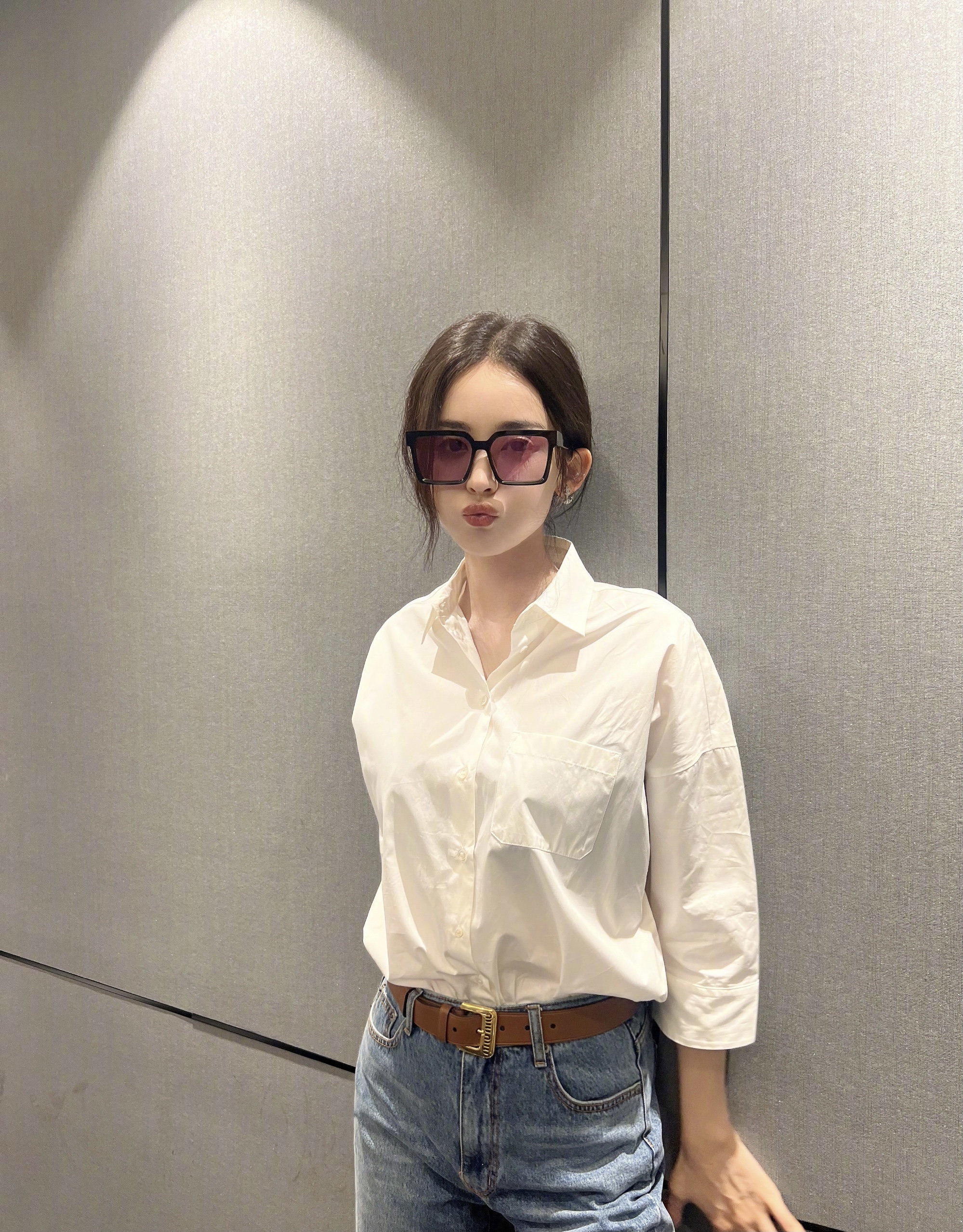 古力娜扎|越周正的大美女越需要认清“少即是多”的时尚法则,娜扎演绎OL风