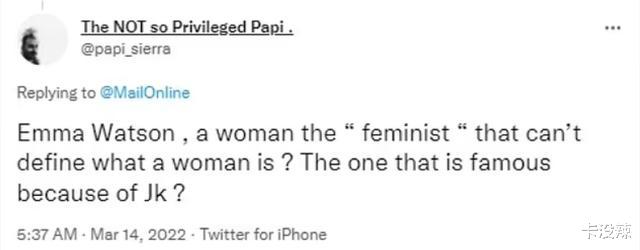 J.K.罗琳|艾玛颁奖典礼上疑似再内涵罗琳,网友:真忘恩负义