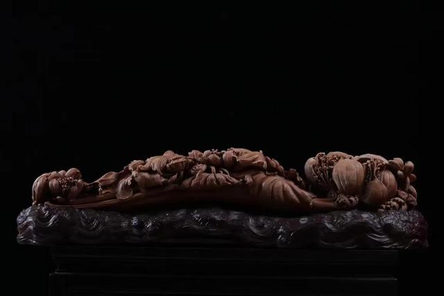 金玉|一木案摆香满堂！好一个木雕·金玉荷景