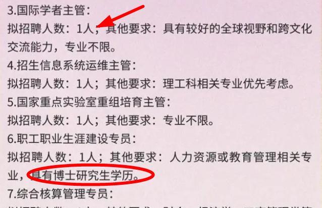 大学生|清华大学公开招聘，学历门槛高但要求少，心动的大学生要做好准备
