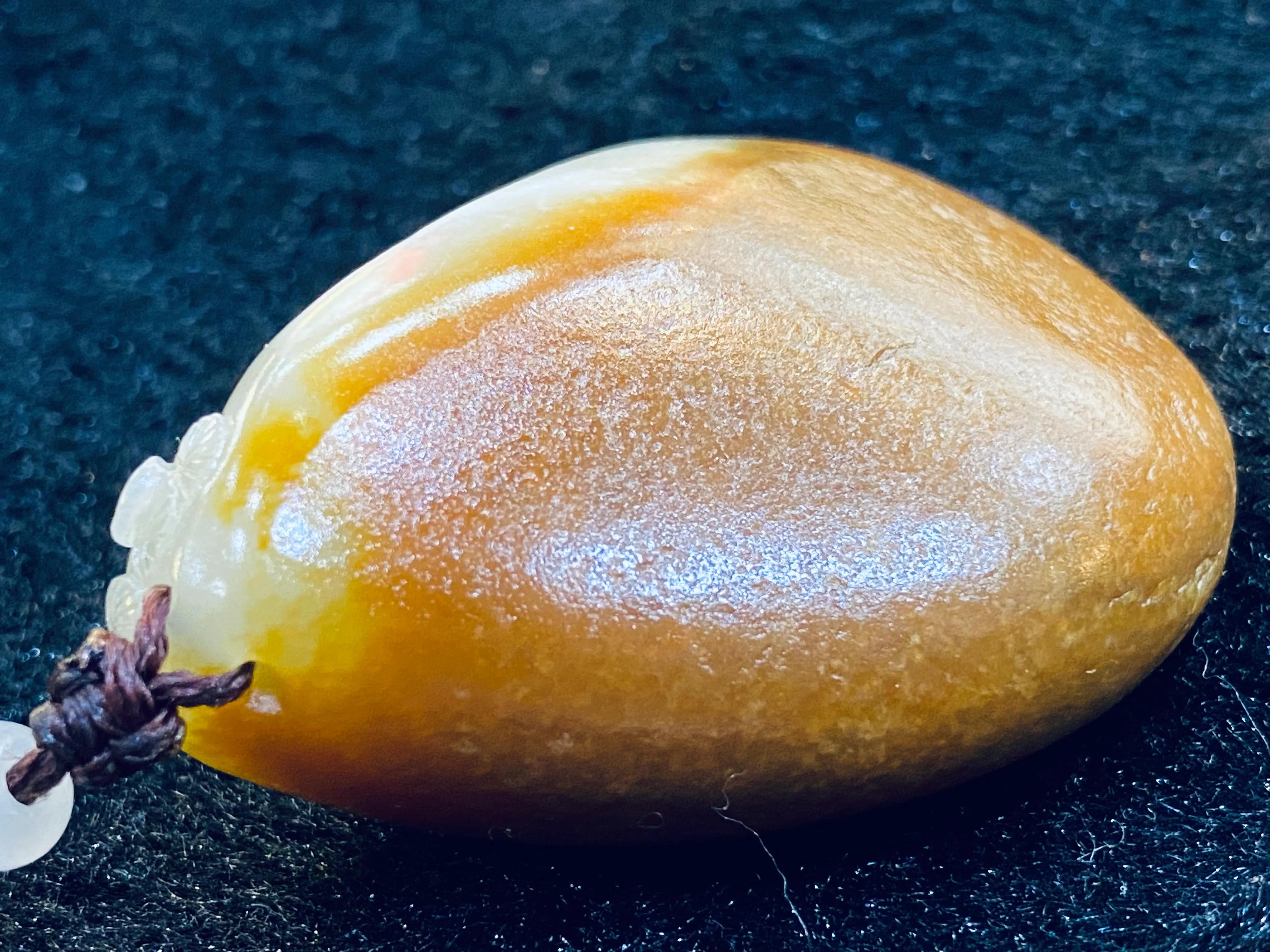 雕刻|形意双全！和田籽料“灵猴”！