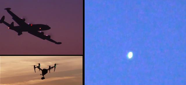 美国男子拍到神秘球状UFO,全身散发强烈白光,还会分裂成多个
