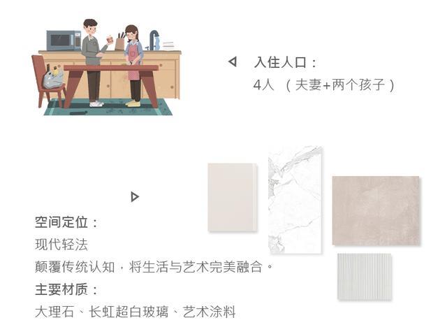 130现代法式风,好羡慕她家的大横厅,装修完说是小豪宅都行!