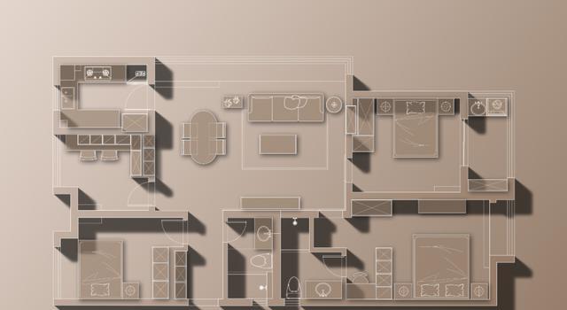 这套128的改造案例,让我见识到了,精装房也有如此精致的一面