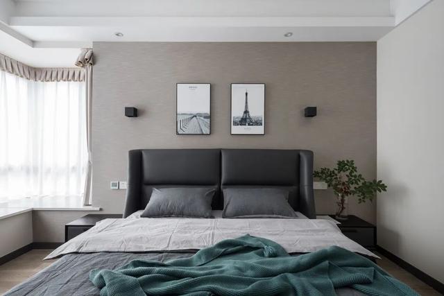 126㎡现代简约，低调的灰色空间，布置出温馨自然的舒适感