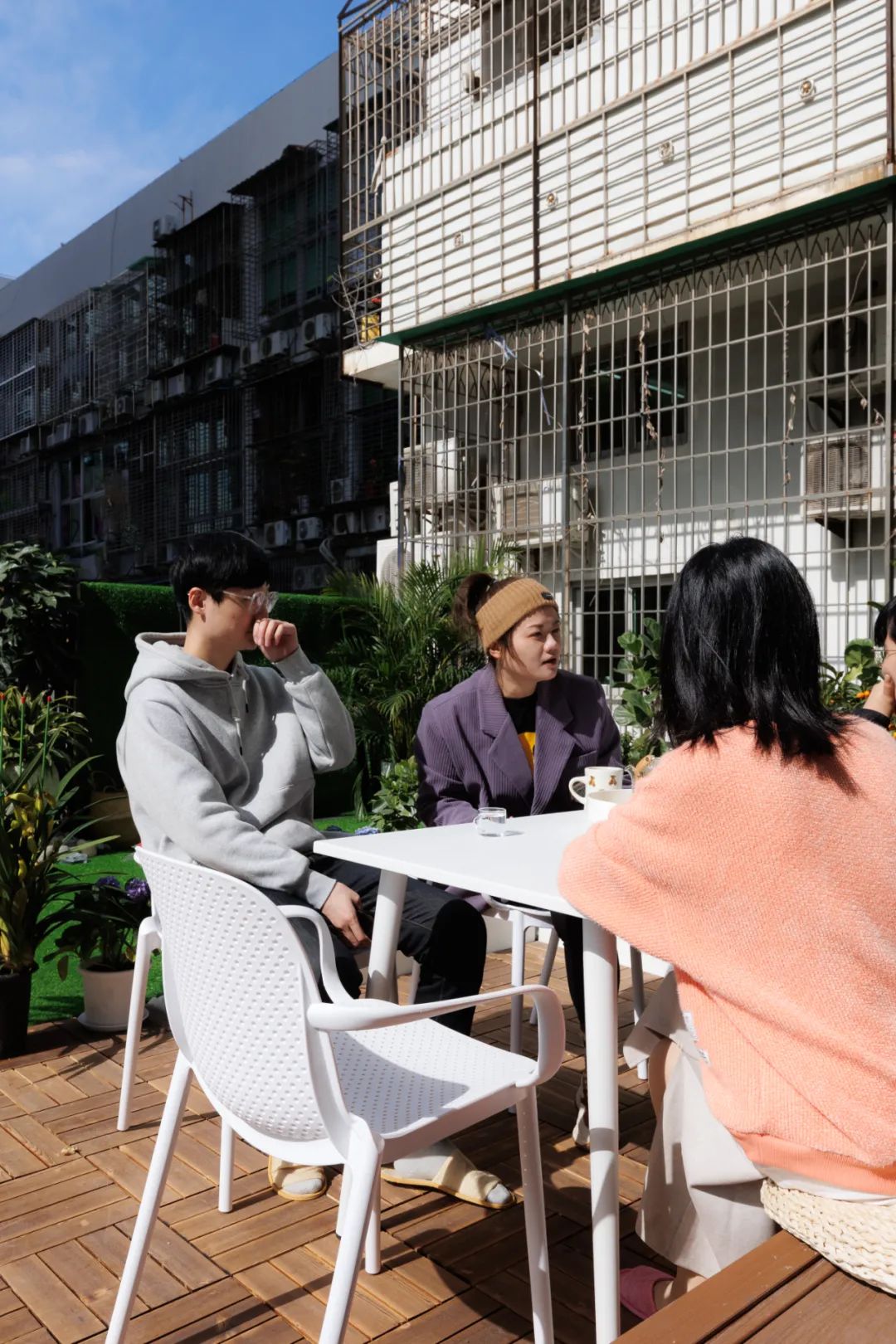 层高4米3,面积40㎡超旧学区房,改出两室一厅,带入户花园