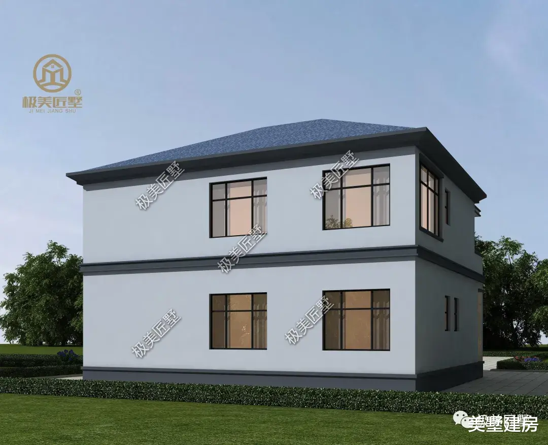 二层田园风别墅这样设计，耐看实用不易过时！