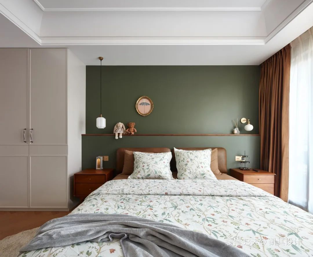 装修设计:140平高级质感复古混搭三室