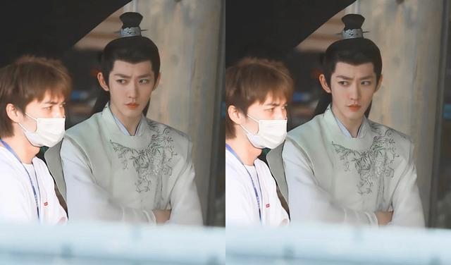 张晚意|《长相思》杨紫和老木打闹，张晚意有披发造型，檀健次的白衣很帅