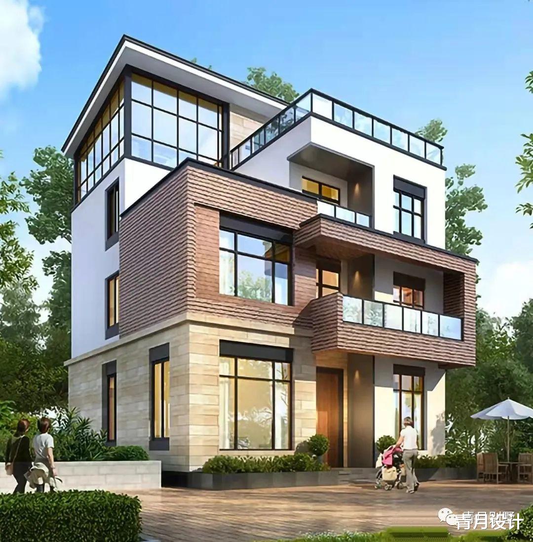 又要简约质感,又要造价低,不妨看看这栋现代小别墅