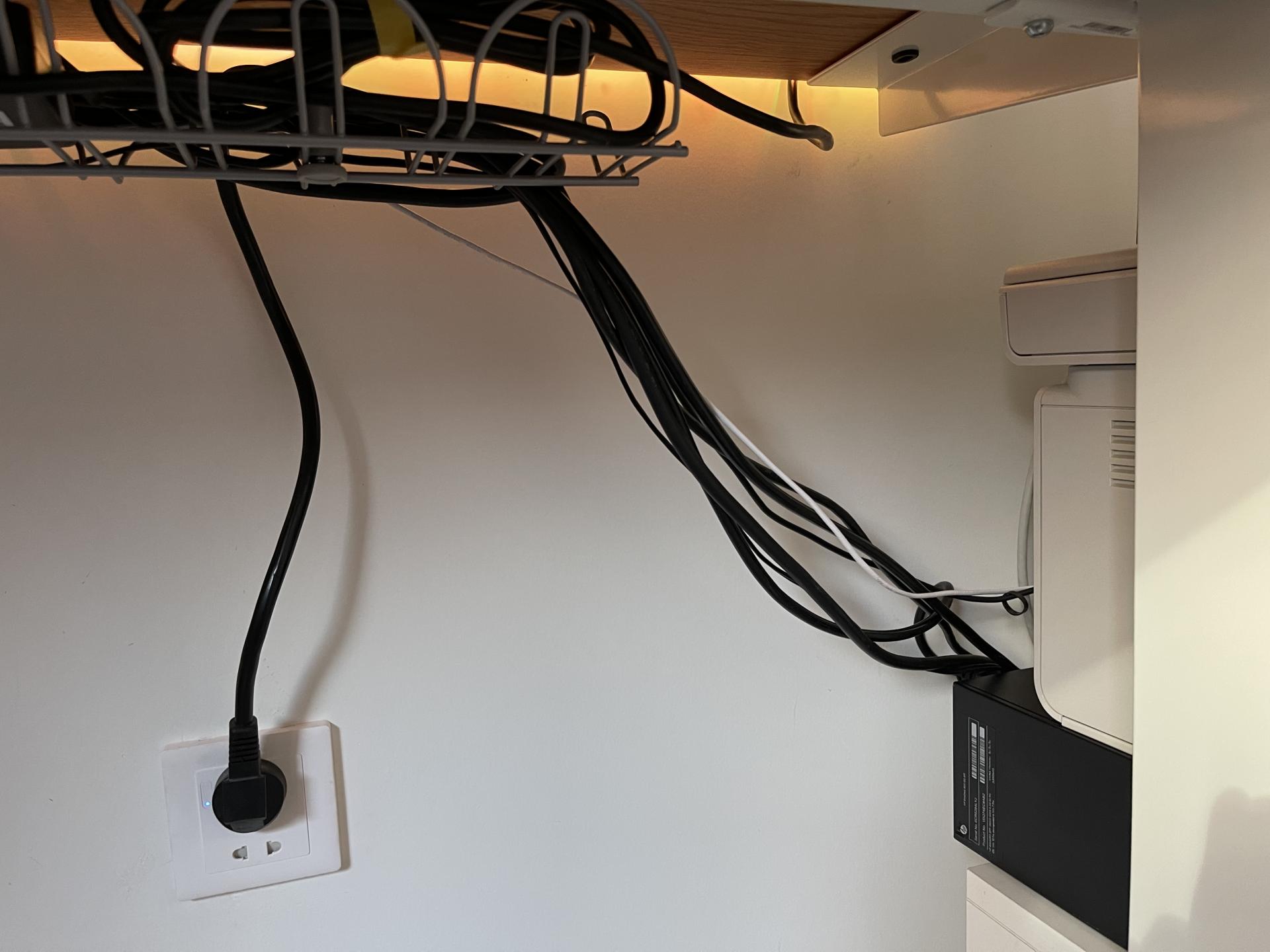 桌面改造计划一，升级实木升降桌，附桌下理线经验