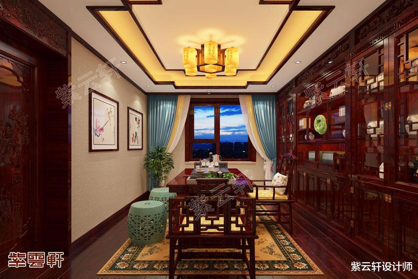 分享300㎡中式别墅装修设计,期待推开门后那永恒的惊艳