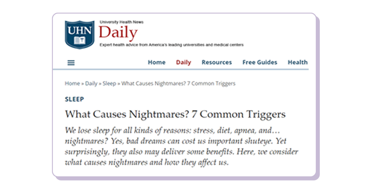 睡眠|体内有疾,做梦可知?恭喜很少做噩梦的人,你的身体可能更健康