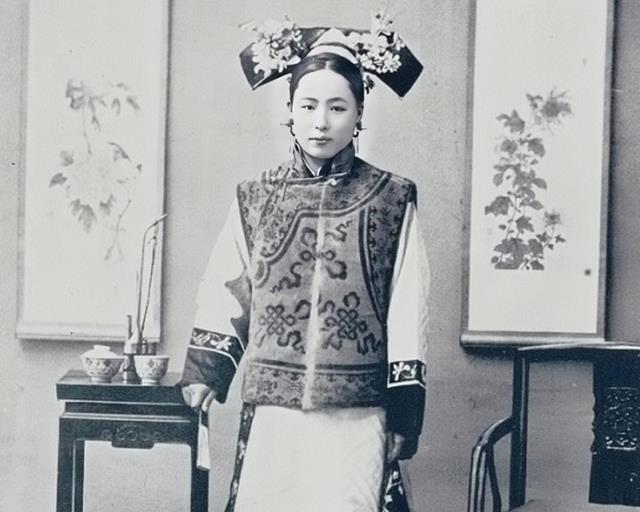 晚清老照片:旗人王妃眉目惊艳端庄,客家女子天生大脚媲美男子!