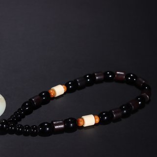 |清代-老和田玉童子祝寿摆件