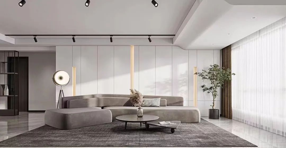 230㎡现代轻奢,表现主义的高级演绎