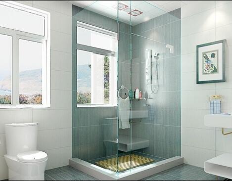 小卫生间不要装玻璃淋浴房,头一次见这样设计,真是太聪明了!