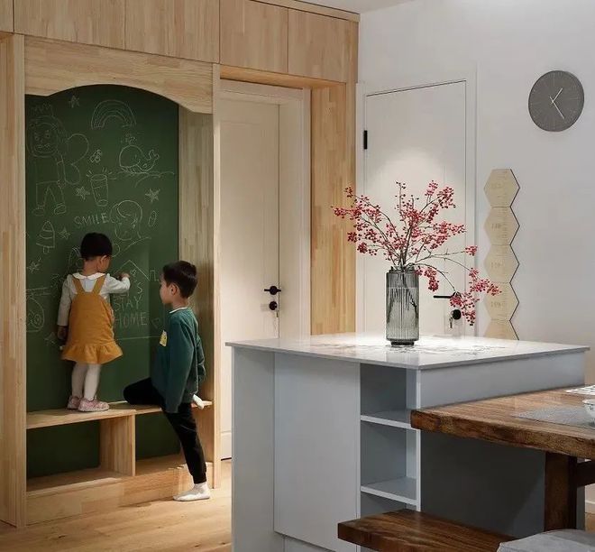 他将儿童乐园“搬进”居室,完工效果太惊艳,美得像电影场景