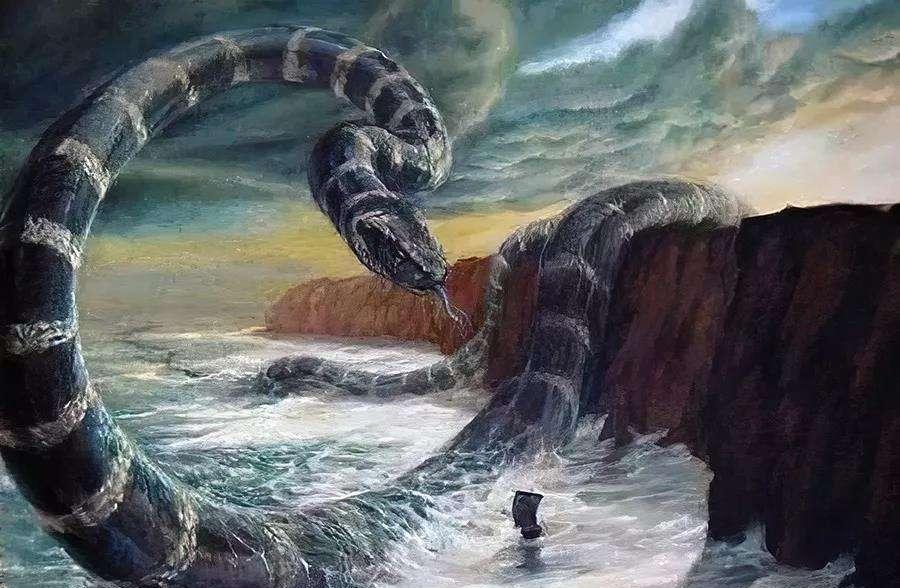 传说中最大的蛇,身长可以绕地球一整圈,是北欧神话中的庞然大物