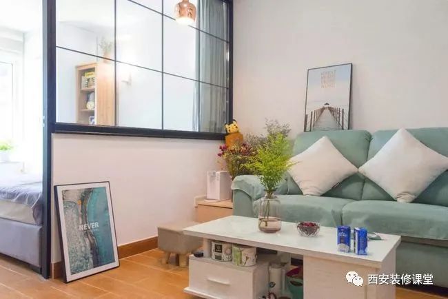 55㎡一室改两室，麻雀虽小五脏俱全