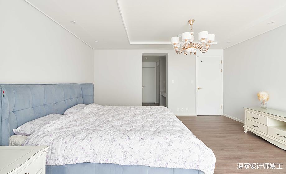 改装103㎡两居室，厨房餐厅“藏”进墙体，石膏线框电视墙简单高级