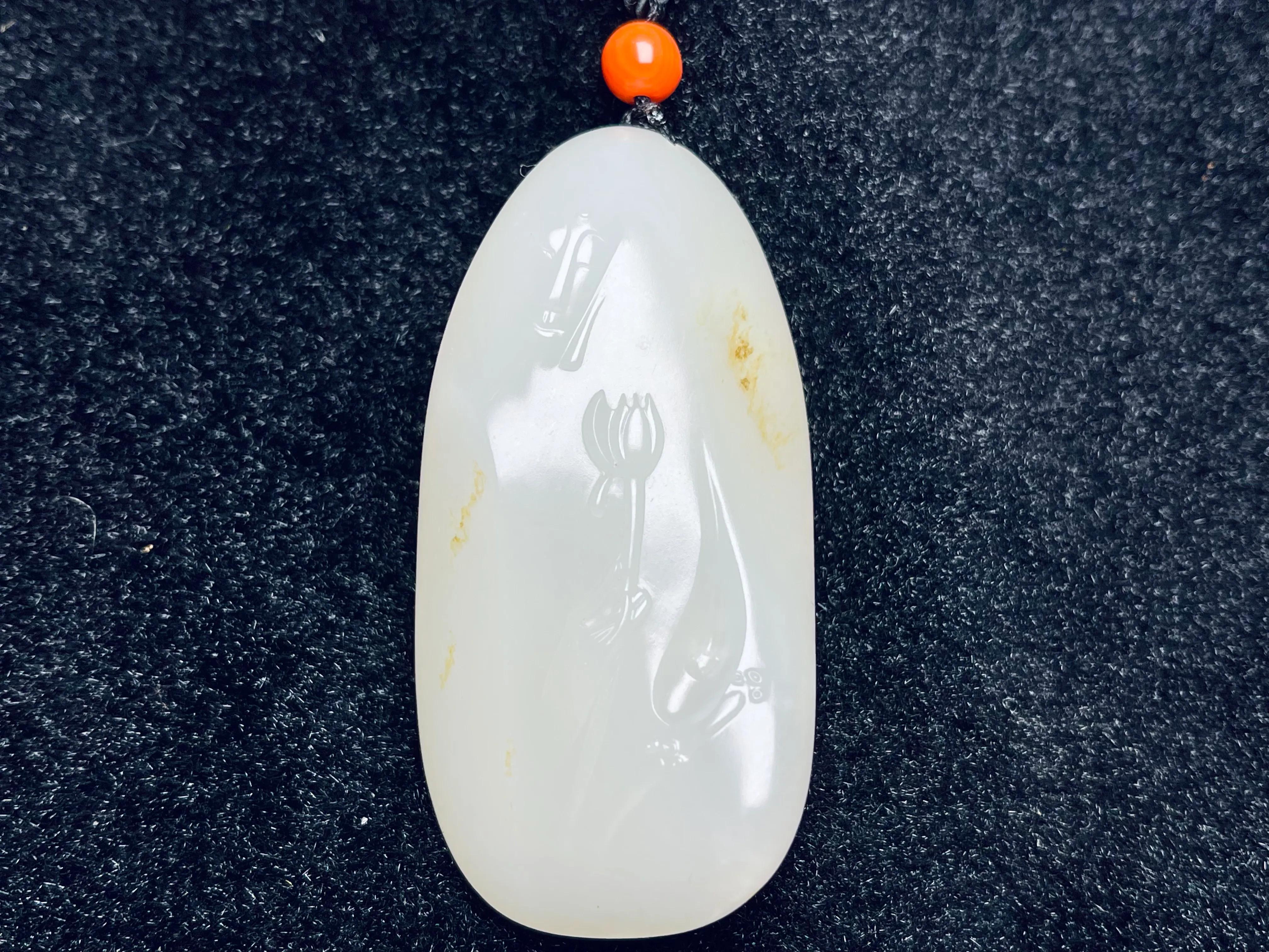 雕刻|大师亲工！和田籽料“花开见佛”！