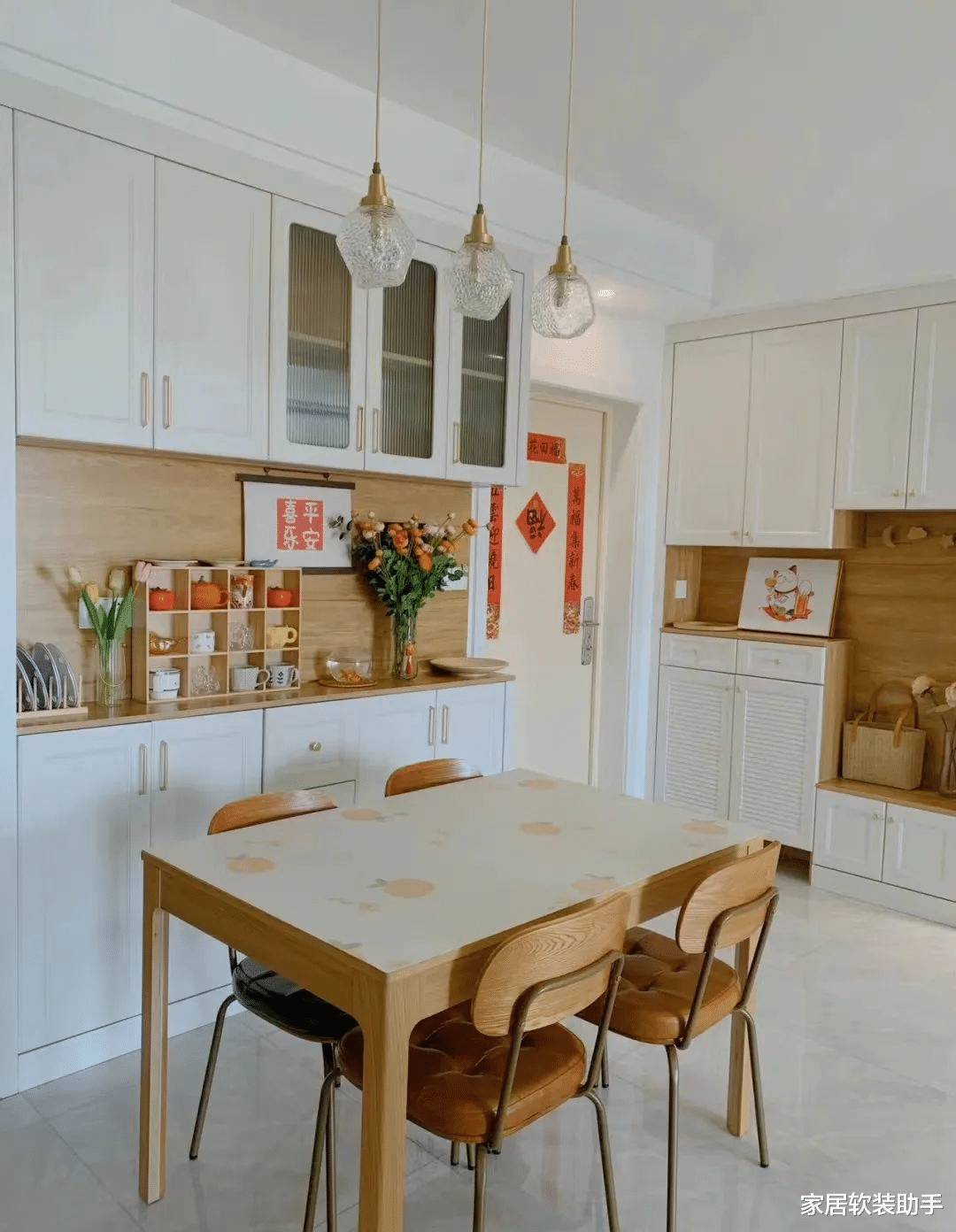 一家三口新房大白墙装修,也可以简洁大气,邻居看了都说好!