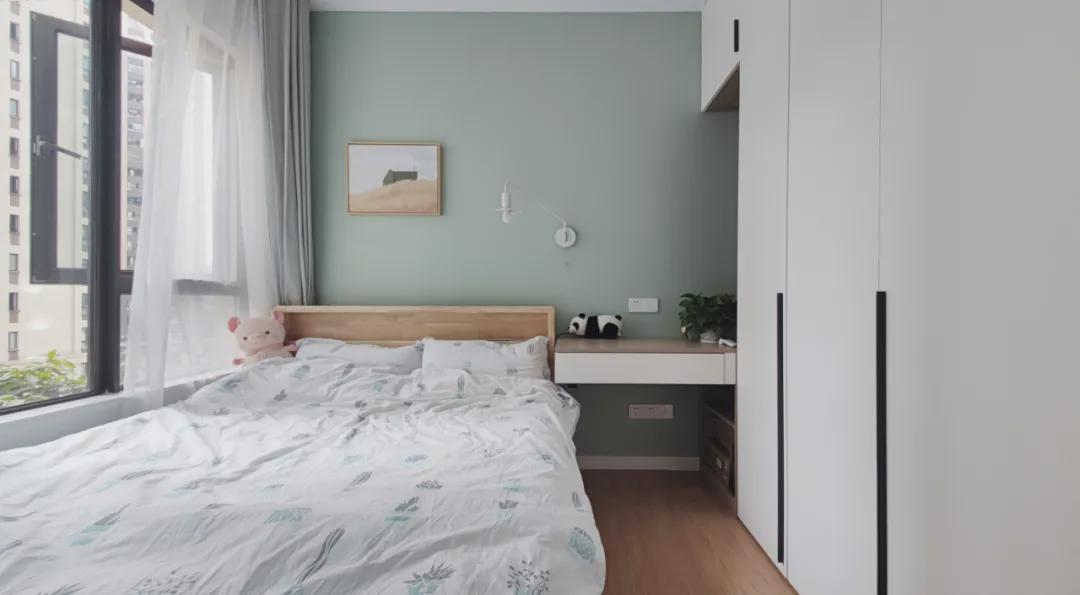 110㎡温馨原木风,开放式厨房+岛台,营造开阔视觉效果!