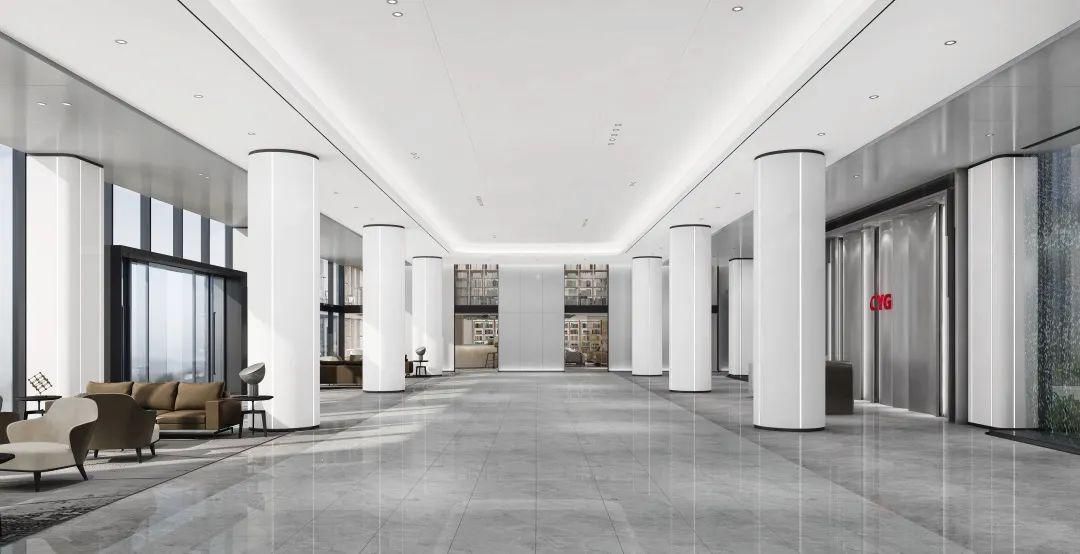 中国500强企业科技园研发楼装修设计-广东珠海园区