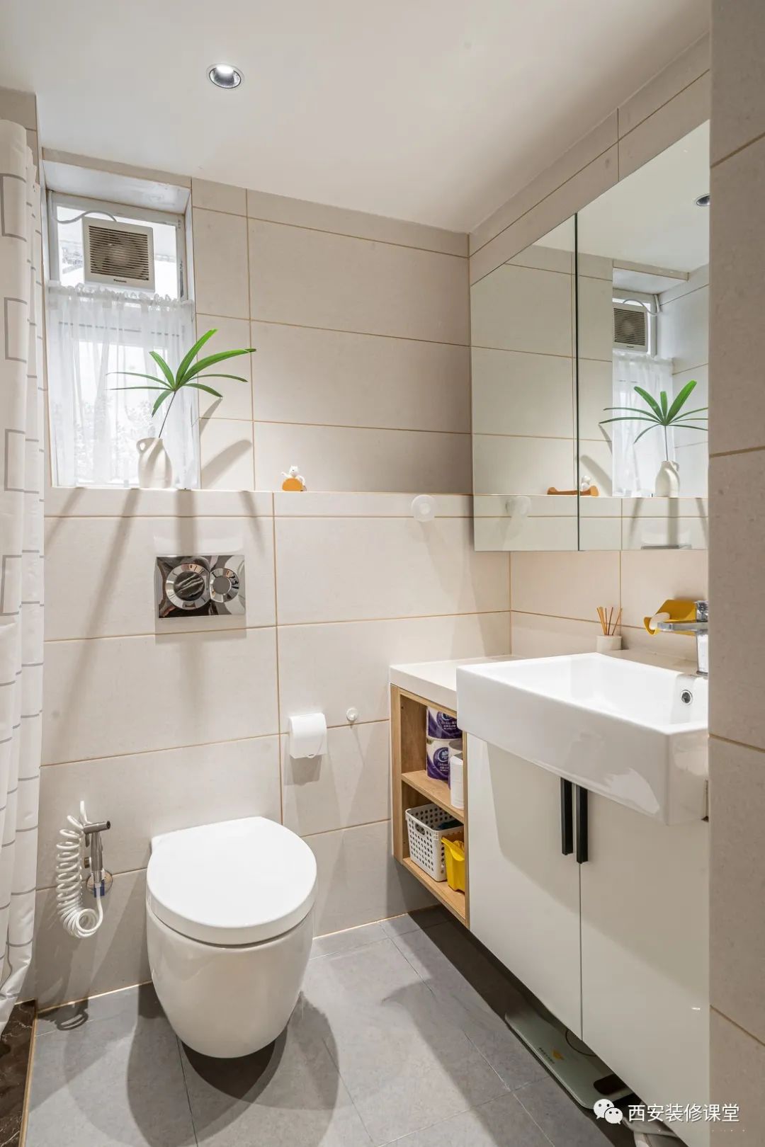 85㎡老房改造日式暖居,还有开放式厨房