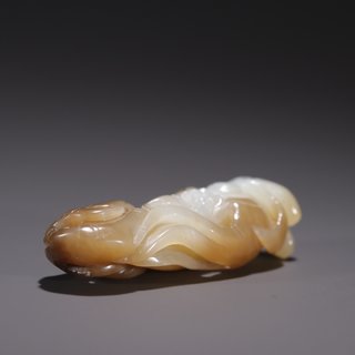 和田玉籽料|旧藏·和田玉籽料人参寿星挂件