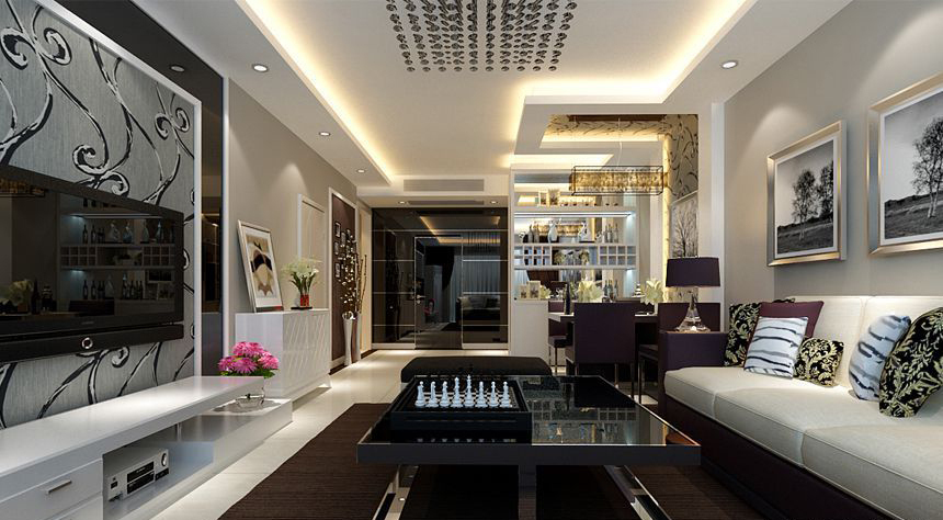 110平端显大气的简约风,直奔主题温馨